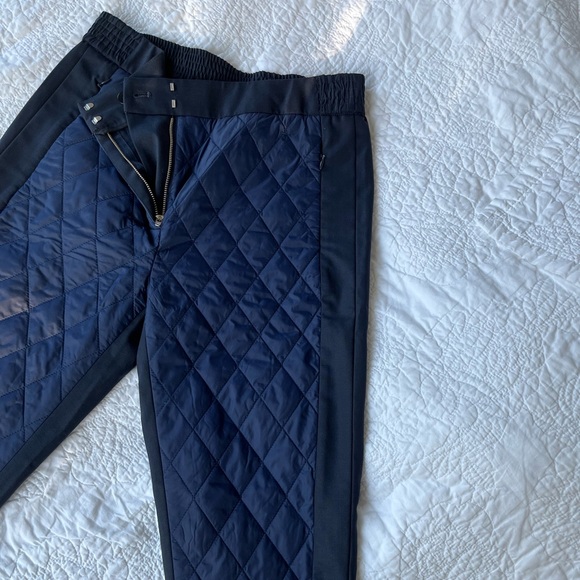 TIBI navy wool quilted pants - Picture 3 of 9
